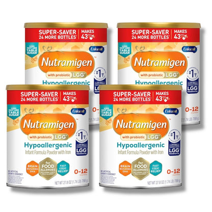 Enfamil Nutramigen Infant Formula – 4 Cans – 27.8 oz