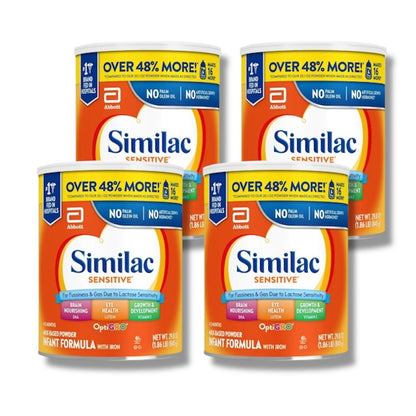 Similac Sensitive Infant Formula– 4 Cans – 29.8 oz