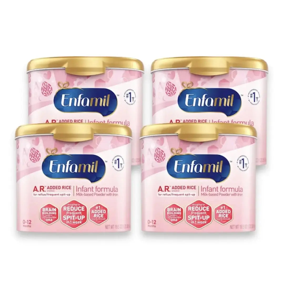 Enfamil A.R. Infant Formula – 4 Tubs – 19.5 oz