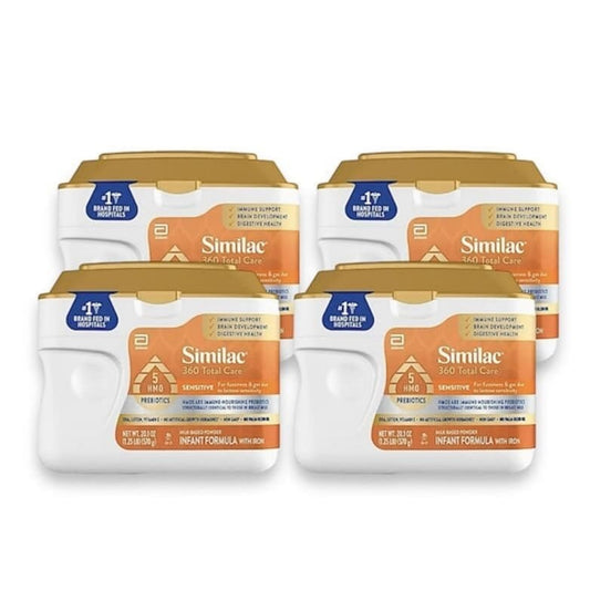 Similac 360 Total Care Sensitive – 4 Tubs – 20.1 oz