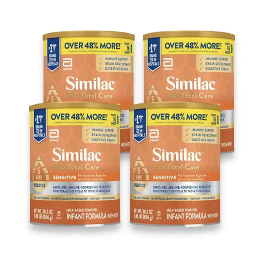 Similac 360 Total Care Sensitive – 4 Cans – 30.2 oz