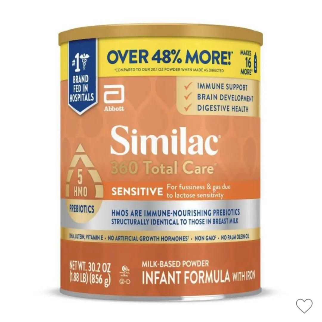 Similac 360 Total Care Sensitive – 4 Cans – 30.2 oz