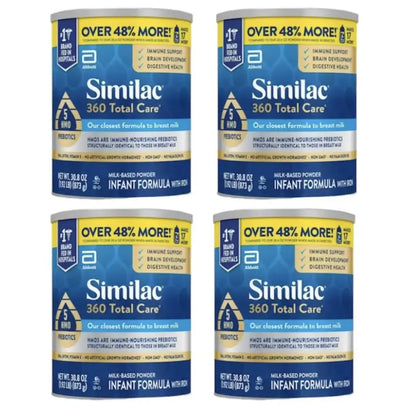 Similac 360 Total Care – 4 Cans – 30.8 oz